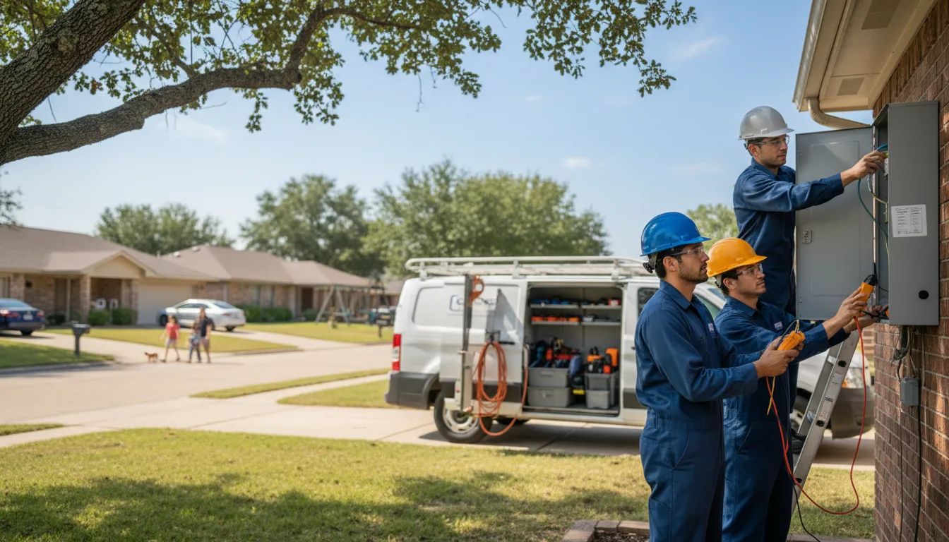Certified electrician providing emergency electrical services in Mcclure, OH